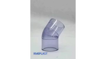 Clear PVC 45° Elbow