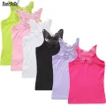 Summer Kids Underwear Vest Model Tops For Girls Candy Color Girl Tank Tops Teenager Undershirt Baby Camisole Clothing 6 8 10