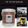 12V 24V Mini Rice Cooker Car Truck Soup Porridge Cooking Machine Food Steamer Electric Heating Lunch Box Meal Heater Warmer