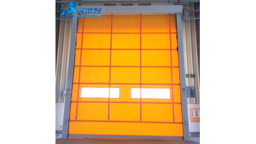 PVC high speed folding up door 