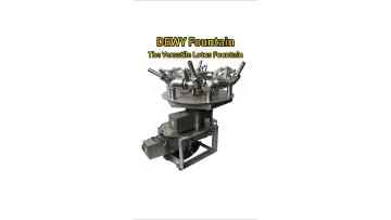 Stainless steel versatile dance fountain