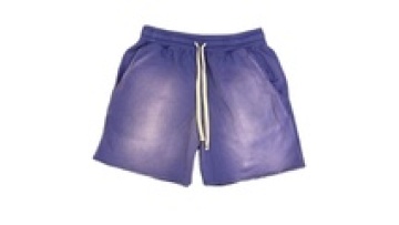 New Summer Custom Mens Washed Vintage Cotton French Terry Drawstring Shorts Men1