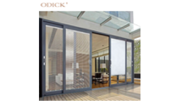ODICK Aluminum Maximized View Low-e Sliding Glass Patio Doors Double Tempered  Glass Sliding Door With Screen1