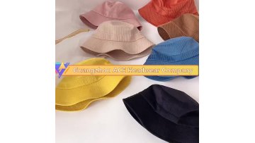 Children Corduroy Bucket Hat 