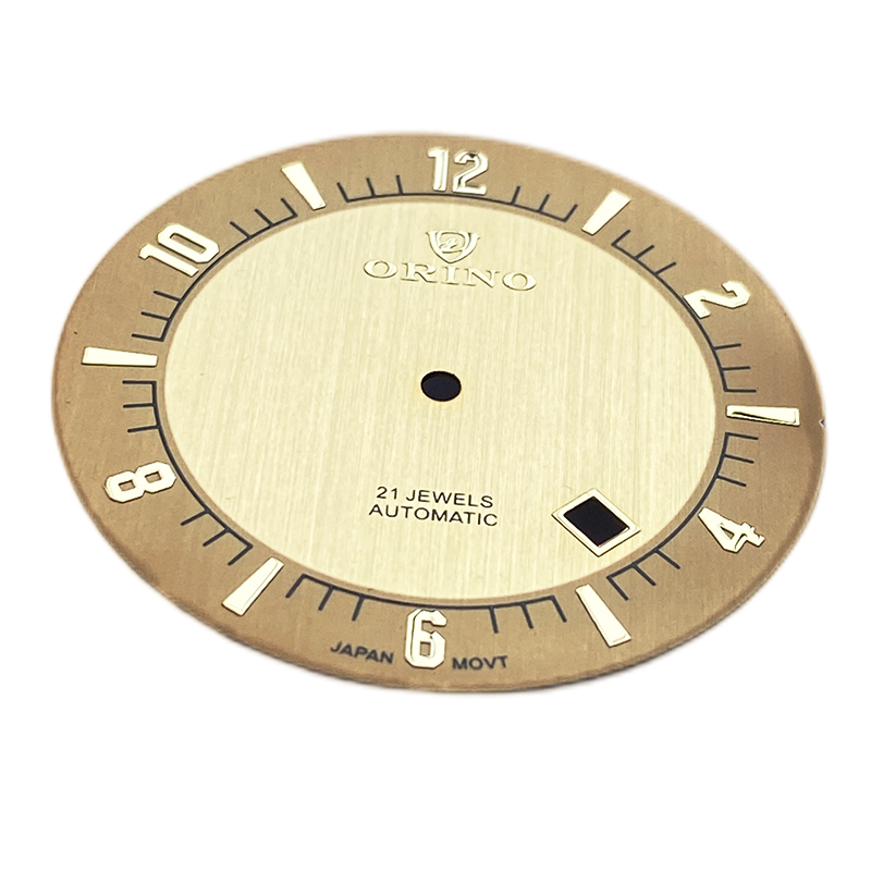 2 toned watch dial 