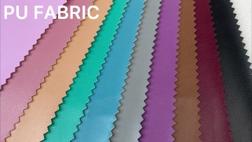 Hot selling Waterproof Breathable faux leather fur fabric garment  Knitted pu fabrics for jackets women's coat outwear1