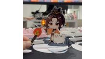 Customized Acrylic Led Light Stand Anime Desktop Decoration Customization Stand Custom Holographic Acrylic Standee1