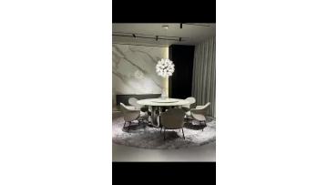 Italian Minimalist Light Luxury Marble Dining Table