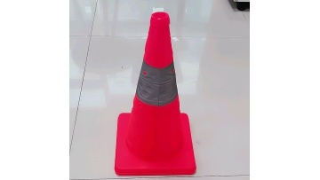40cm Collapsible Traffic Cone with high reflective strap Multi-Function foldable Traffic Safety Cone1