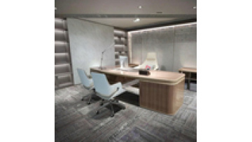 Modern Luxury Arch Modeling Wood Finish Multi-function Executive Table CEO Desk Manager Desk President Desk1