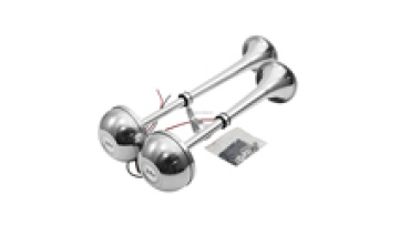 12V/24V Marine Horn - Stainless Steel Single Trumpet Waterproof Electric Horn for Boats1
