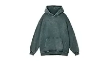 Custom Print Embroidery Logo Unisex Sweatshirt Wholesaler Plain Men Pullover Acid Wash Vintage Hoodies1