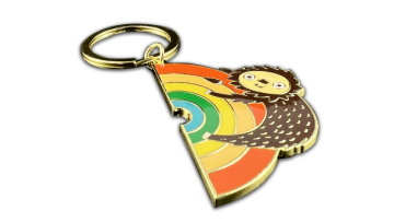 Metal keychain