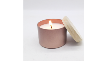 soy wax tin candle making