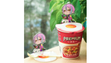 NEW Personalized Custom Acrylic Instant Cup Noodle Lid Custom Acrylic Stand Custom Printing Color Acrylic Stand1
