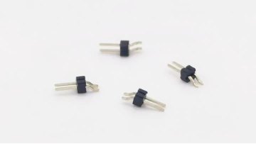 1.27mm Pitch Pin header Connector Single Row Right Angle SMT SQ0.46mm H2.5mm 1*2P