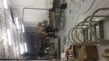powder coating machine installation