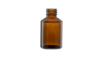 30ml/1 oz Amber Slanted Shoulder Glass Bottle With 20/410 Neck