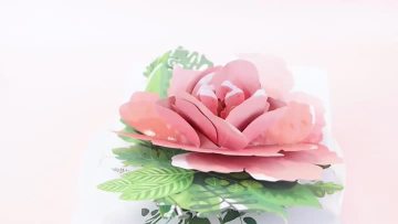 3D Peony Mother’s Day Pop-Up Card