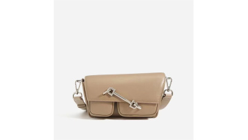 Genuine Leather Ladies Saddle Bag