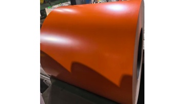 Tangerine-red galvanized-aluminum alloy sheet for construction