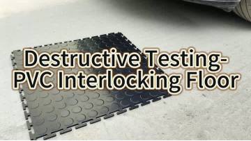 PVC interlocking flooring