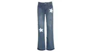 High Quality Men Custom Light Blue Denim Distressed Baggy Carpenter Flare Jeans1