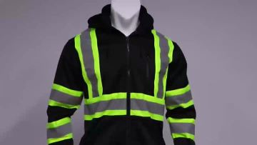 SW01B Reflective Work Safety Sweatshirt