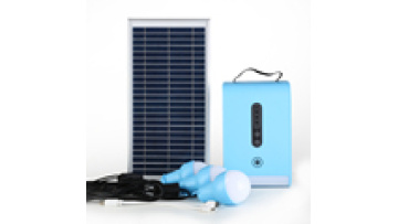 Custom Wholesale 3 LED Light Bulbs Solar Lighting kits Mini Solar Energy System with Solar Panel1