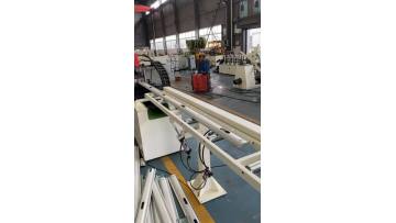 Rolling shutter door forming machine