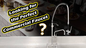 Lead Free Stainless Steel Commercial Faucet