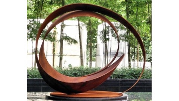 corten steel sculpture