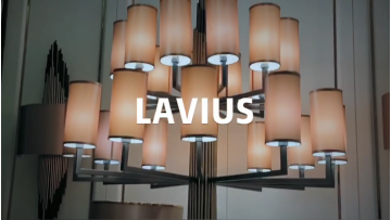 Lavius gold chandelier
