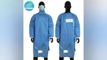 Nonwoven Medical Surgeon Clothes, Hospital Surgical Gown, Disposable Isolation Gown1
