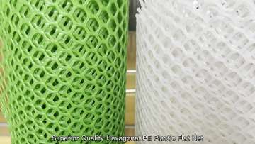 Extruded plastic chicken mesh / plastic wire mesh / farm breeding plastic flat net low price1