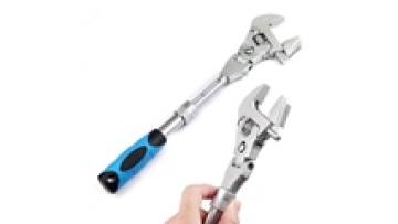 Multifunctional 5-in-1 10-inch Retractable Spanner Folding Rocker Head Ratchet Spanner Wrench Set Tools1