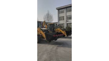 EX388 Backhoe Loader with 4-in-1 Bucket And A-leg