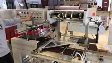 Auto L bar sealer FL-5545TBB+SM-4525 for packing plastic clips group