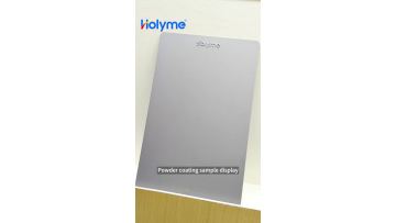 Powder coating sample display 1