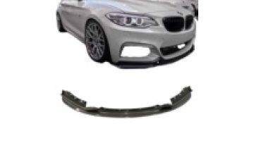 High Quality 3D Dry Carbon Fiber Front Lip - Perfect Fit for BMW 2 Series F22 F23 M235 M2401