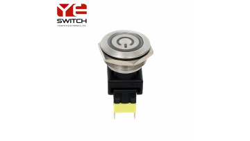 25 mm High Current Metal Pushbutton Switch