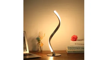 Spiral Desk Lamp, Bedroom Night Light, Creative Night Light S-Shaped Light1