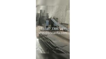 highway guiderail machine with pre-cutting and pre-punching