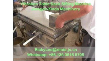 Square Table Deck Vibrating Sifting Screening Screener Machine1