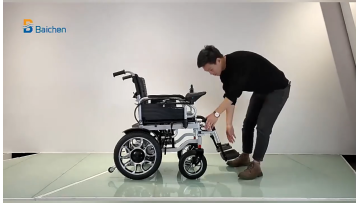 Health Equipment Cheap Price Steel Power Folding Electric Wheelchair For Disabled1