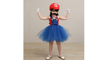 Halloween Cosplay Mario Puffy Skirt Anime Costume1