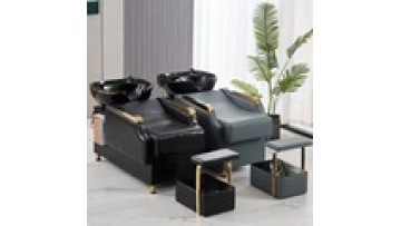 New design Barber shop furniture Free sample Wholesale  beauty salon Hair salon Hair washing  Shampoo chair Shampoo bed1