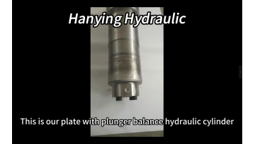 plate with plunger balance hydraulic cylinder