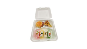 UYC007 9-3compartment clamshell