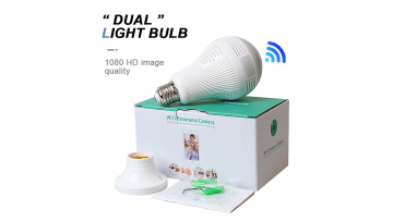 1080P Wireless 4k 360 Degree Surveillance Panoramic CCTV Fisheye Light Bulb VR Network Camera WIFI Home Security IP Camera1